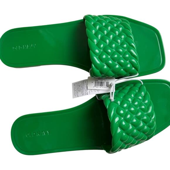 Old Navy Women’s Quilted Jelly Slide Sandals  NWT  Sz 9 - Picture 2 of 7